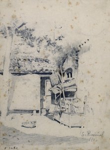 Rustik gårdhave af Santiago Rusiñol
